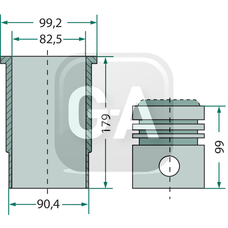 Kit cylindree tracteur McCormick